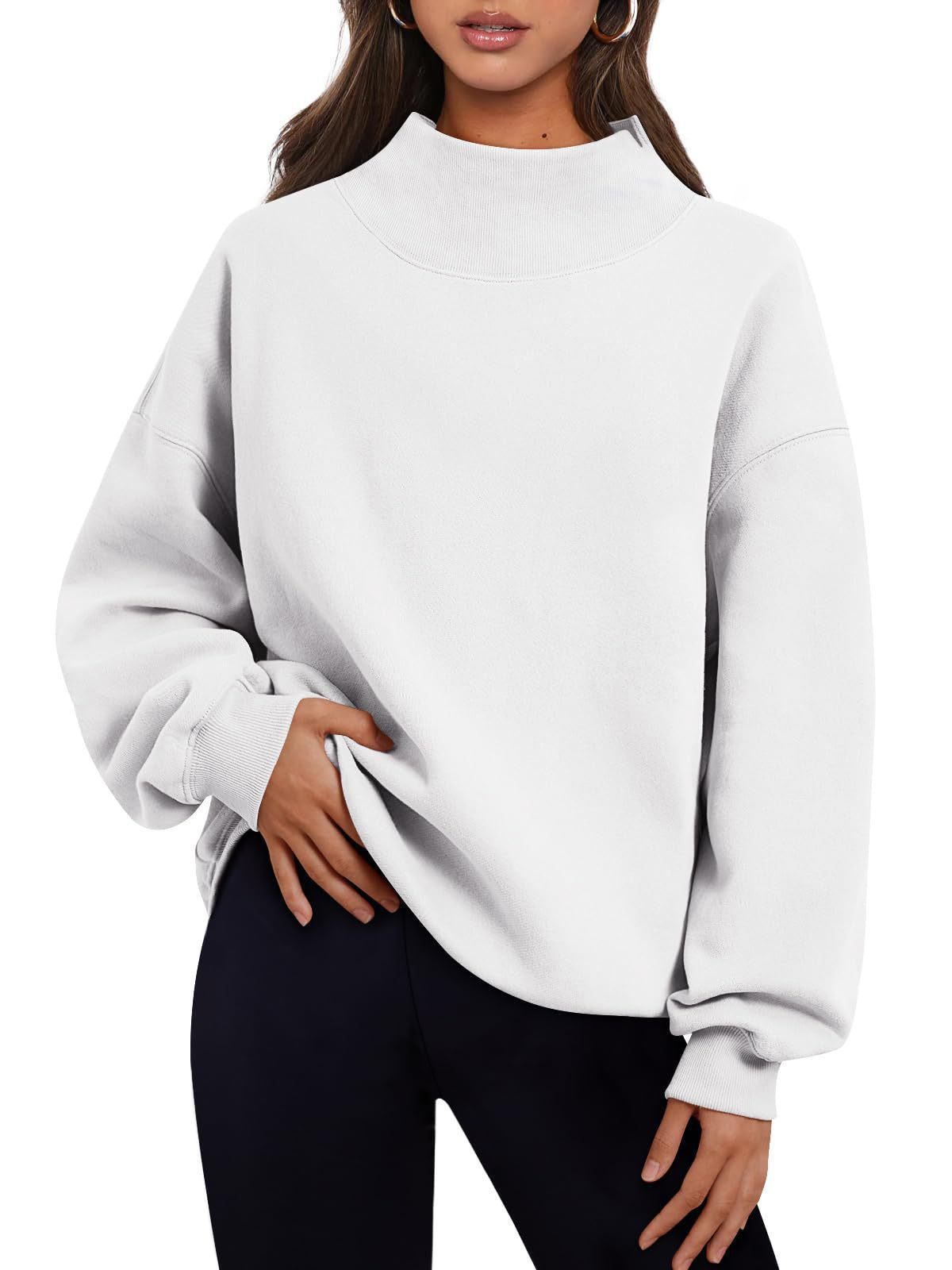 Everyday Oversized Turtleneck Pullover Comfort