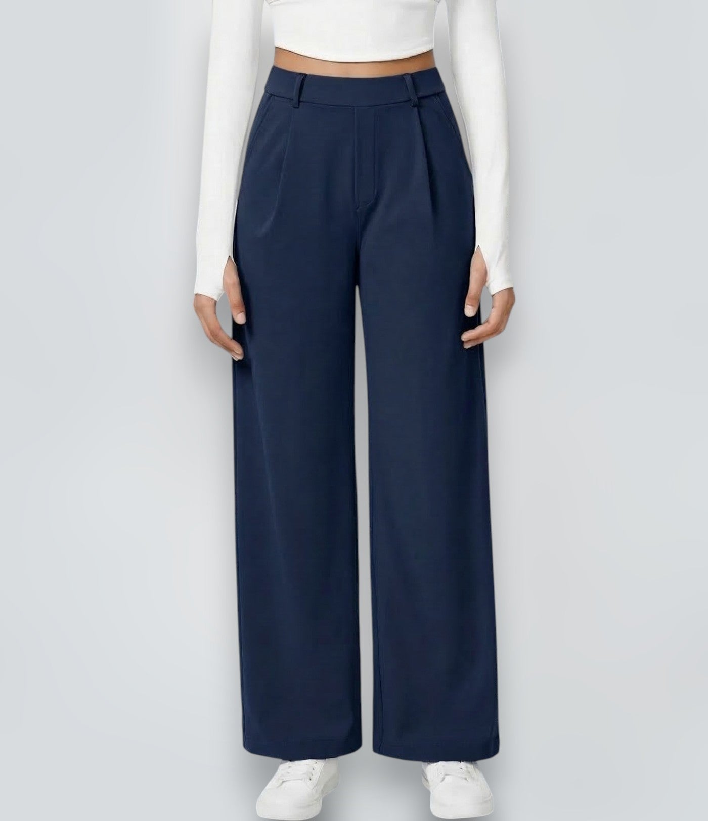 Polished Comfort High Waisted Pants